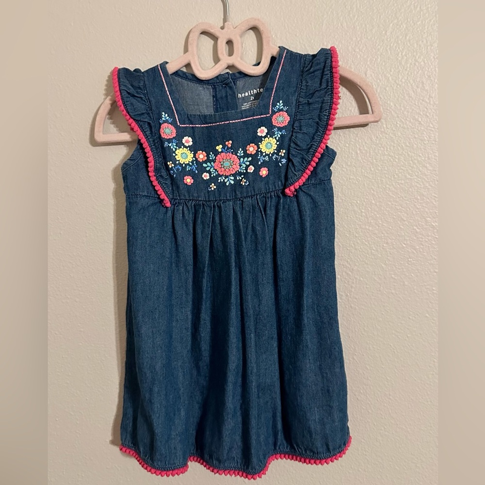 Healthtex Flower Dress 2T 100% Cotton